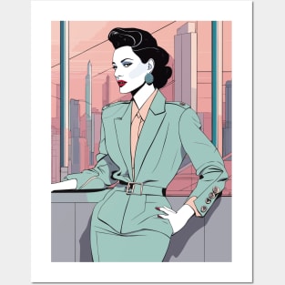 Verde Vogue Art Deco Patrick Nagel 80s Posters and Art